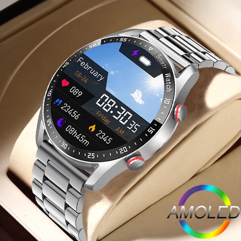Smartwatch Health Watches For Men - ECG + PPG Chiamata Bluetooth Smart