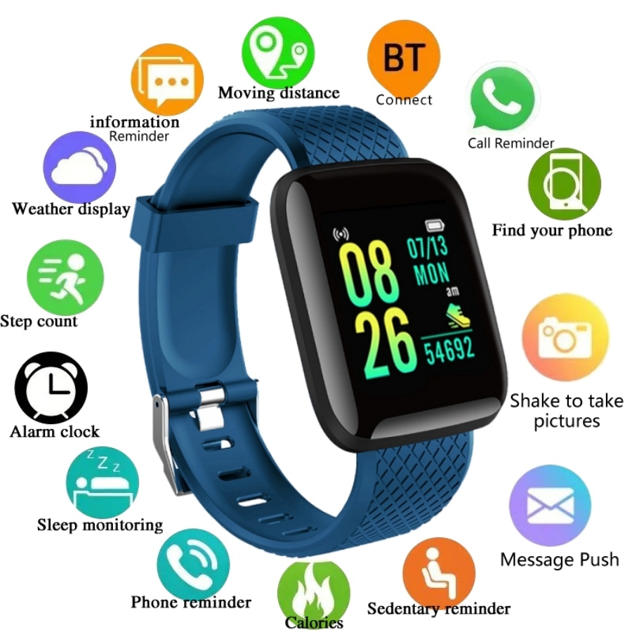 Smartwatch Watches For Mens - Sport Smartwatch Bracciale fitness Controllo musicale