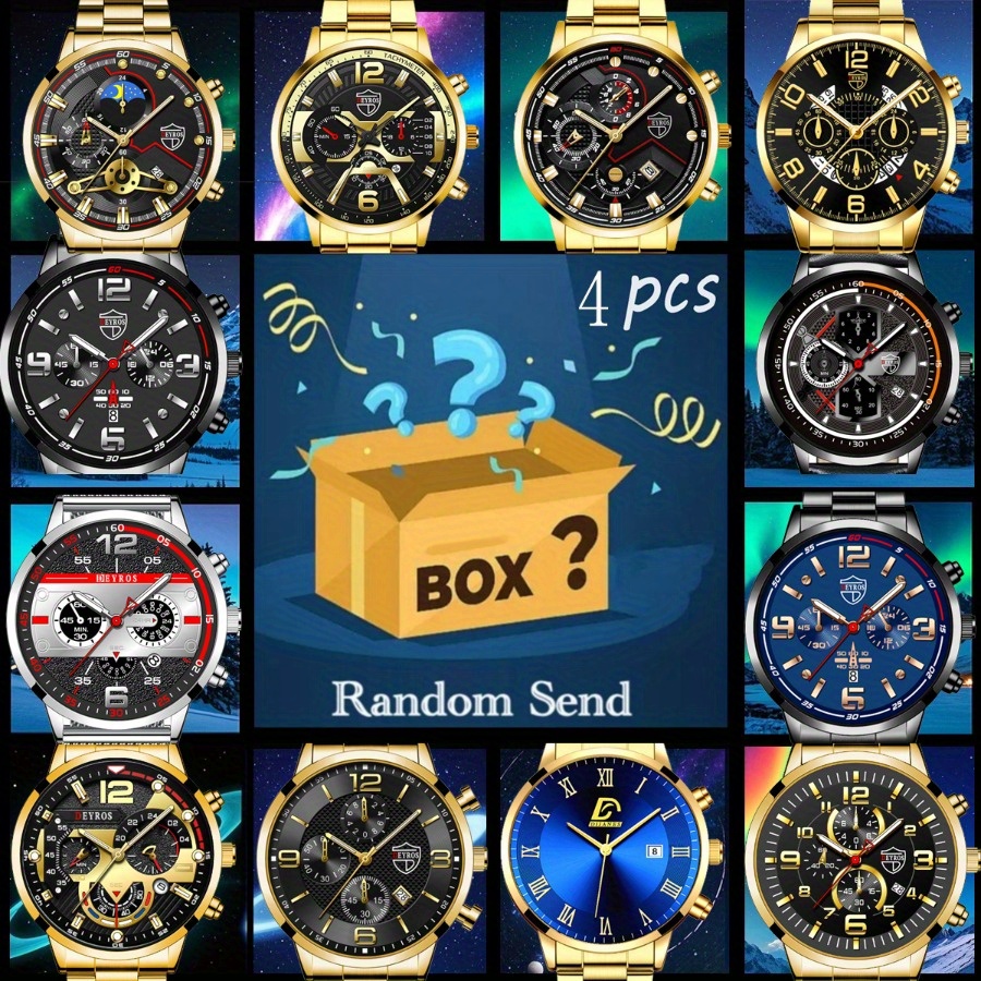 Analog Quartz Watch - Mystery Box Acquista 1 Ottieni 3