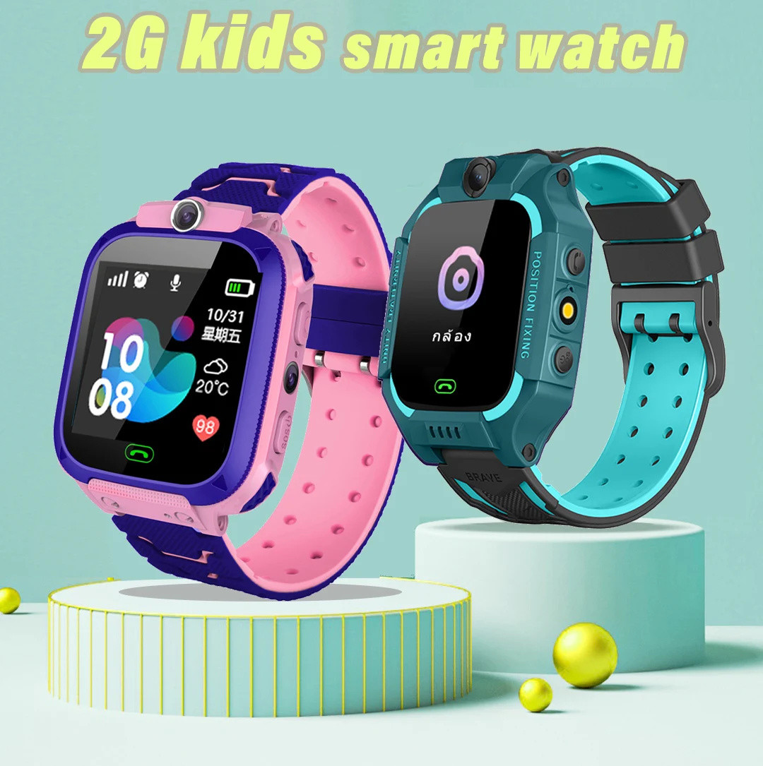 Smartwatch Digital Watches For Kid Girl - Q12 Bambini Smart Watch 2G SOS