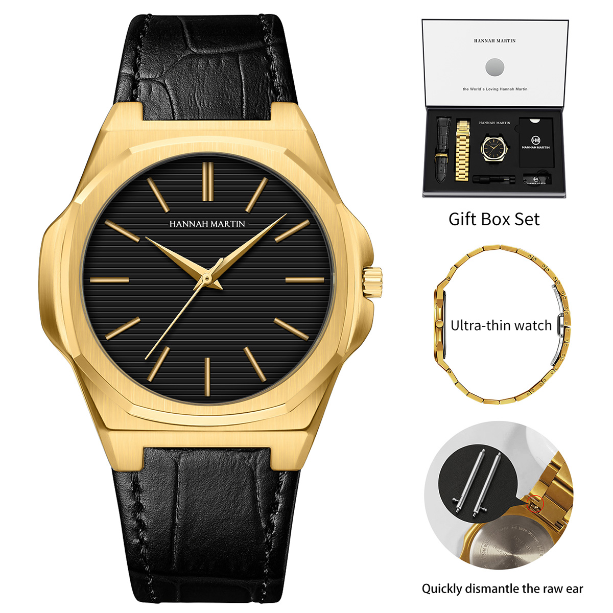 Anti-Magnetic Watch - Orologio da Donna Hannah Martin, Quadrante