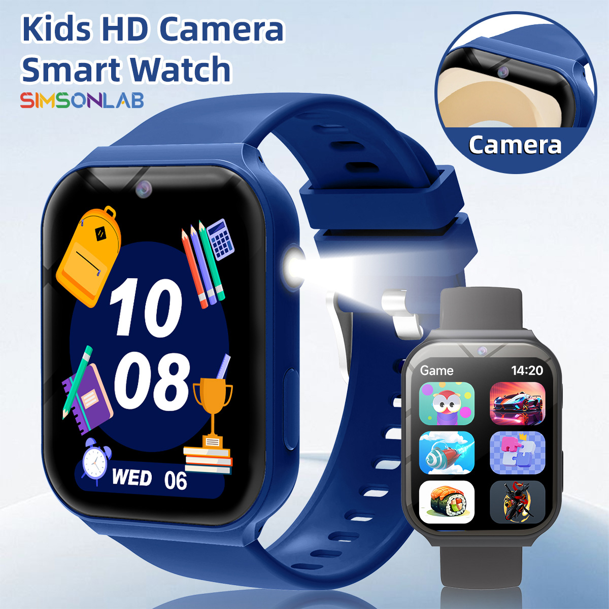 Smartwatch Watches Gift For Boys - Smartwatch 2026 per Bambini con Telecamera