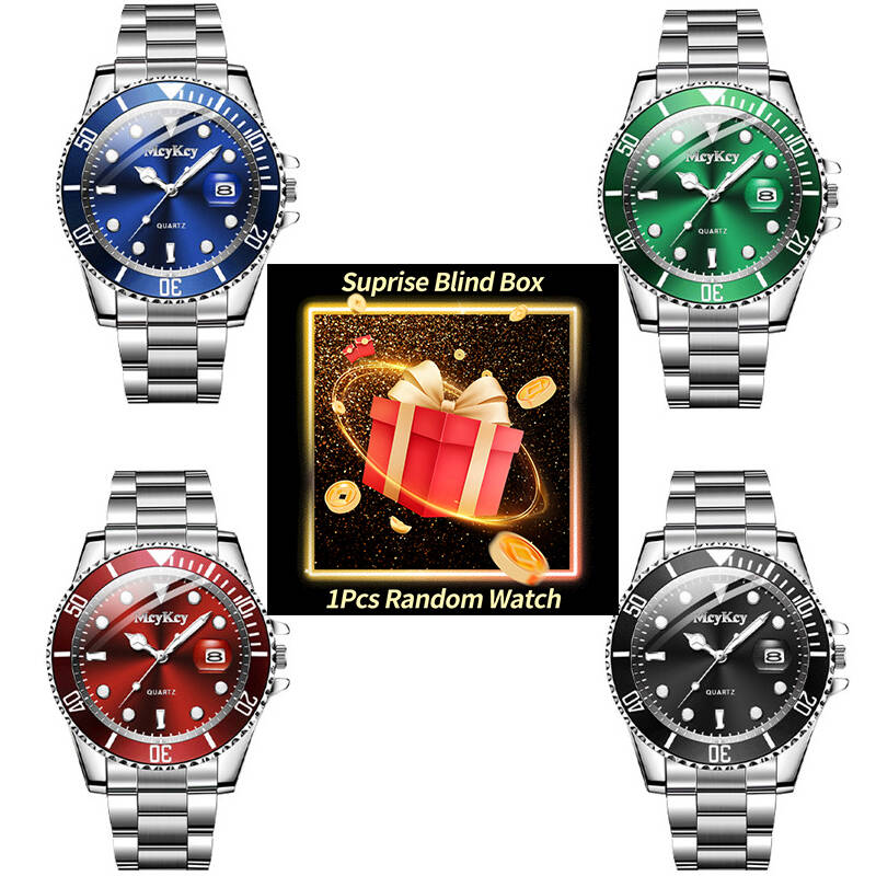 Analog Quartz Watch - 1PC Orologio misterioso a sorpresa Scatola