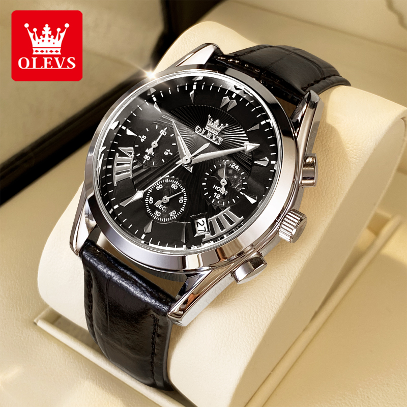 Analog Quartz Watch - OLEVS orologi da uomo moda casual