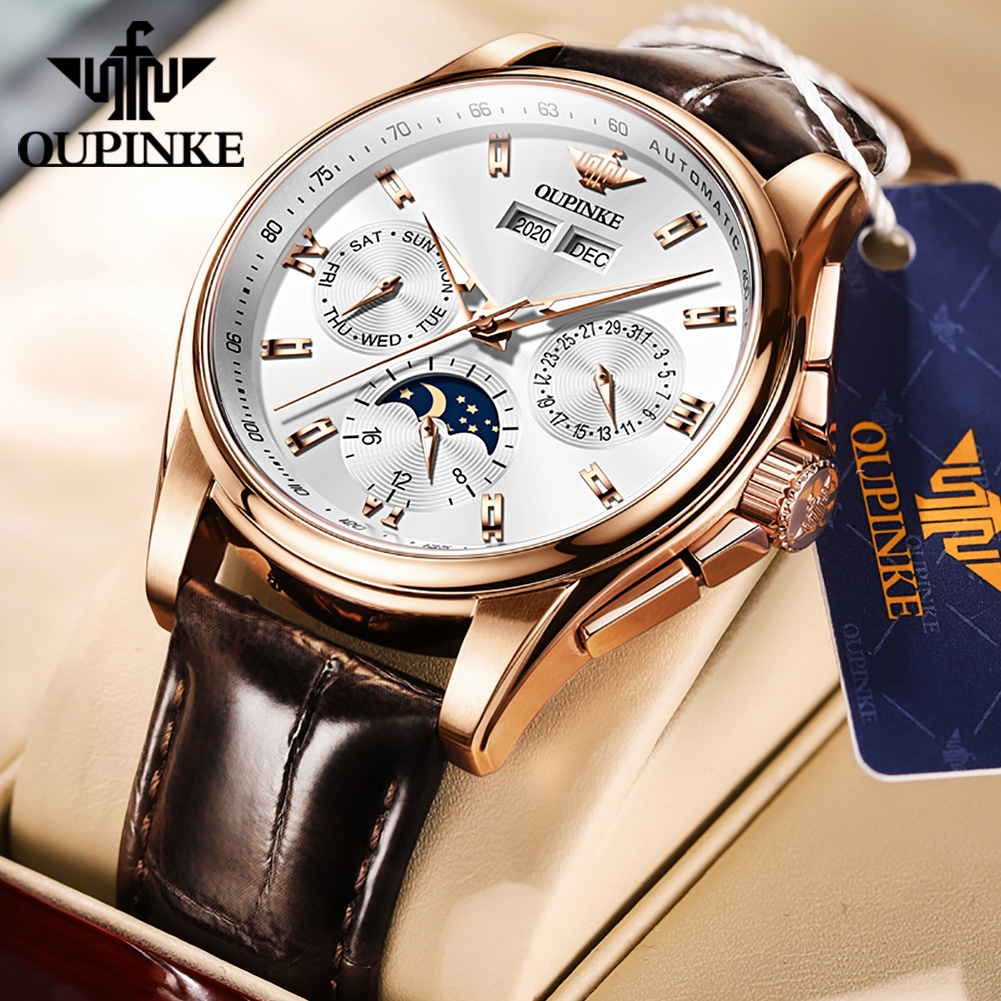 Anti-Magnetic Watch - OUPINKE Orologi da uomo Casual Trend