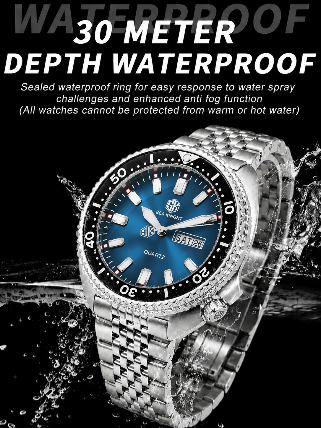 SEA KNIGHT Nuovo Orologio al Q - Smartwatch Luxury Watches recensione e prezzo