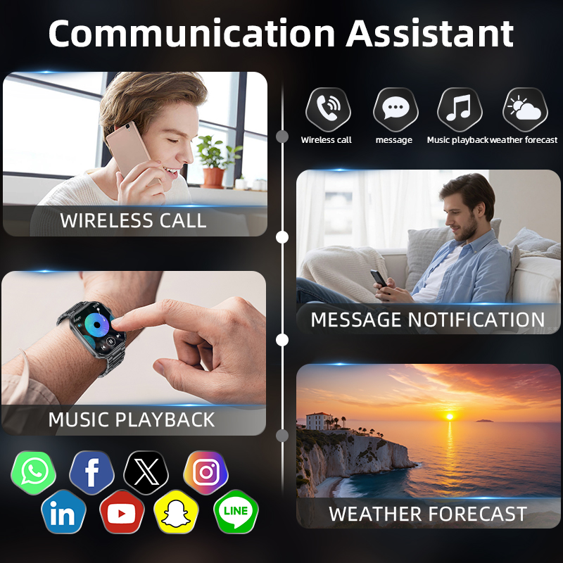 Smartwatch LIGE da uomo 2026 c - Smartwatch Health Watches For Men recensione e prezzo