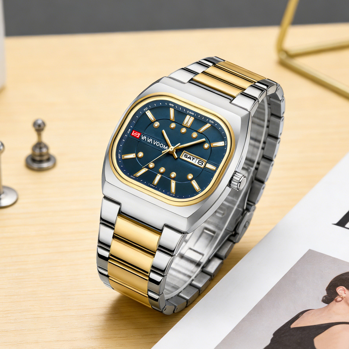 Orologio da Uomo Quadrato di N - Anti-Magnetic Watch recensione e prezzo