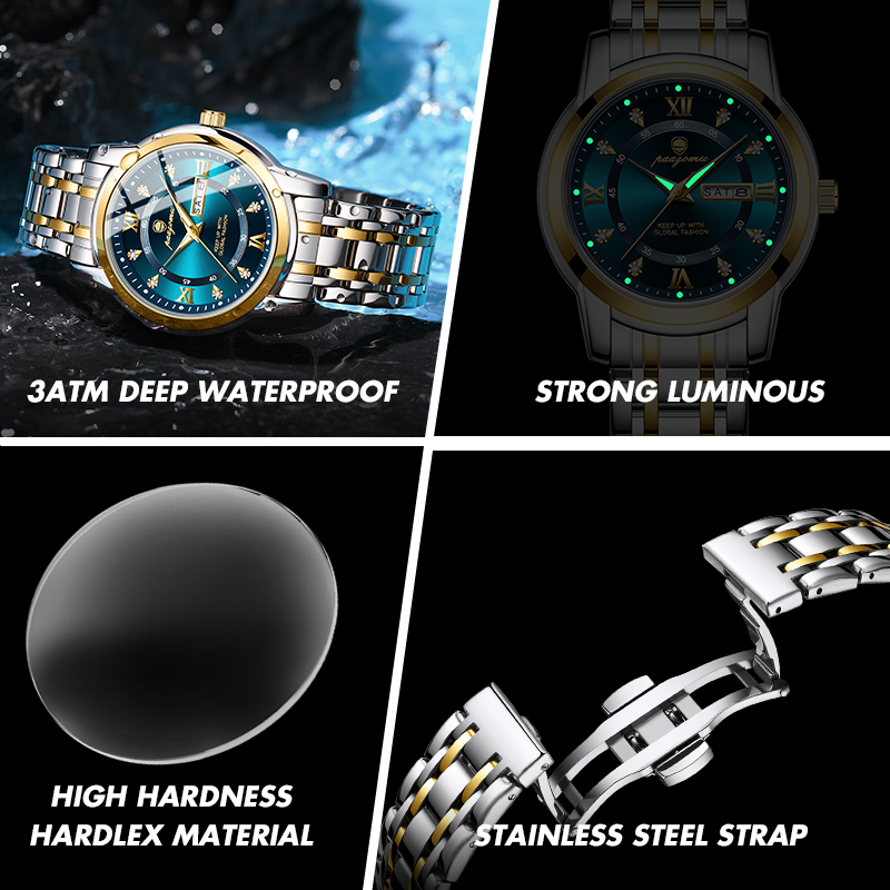 PAAZOMU Orologio da uomo e da  - Smartwatch Luxury Watches recensione e prezzo