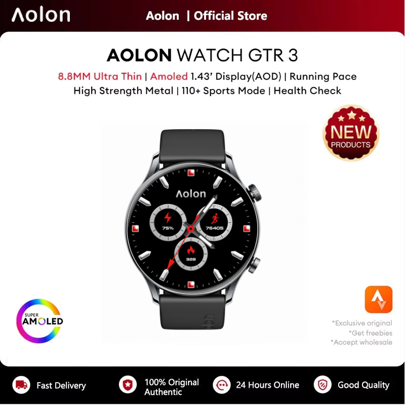 Smartwatch Aolon GTR3, 8,8 mm, - Smartwatch Watch Whatsapp recensione e prezzo
