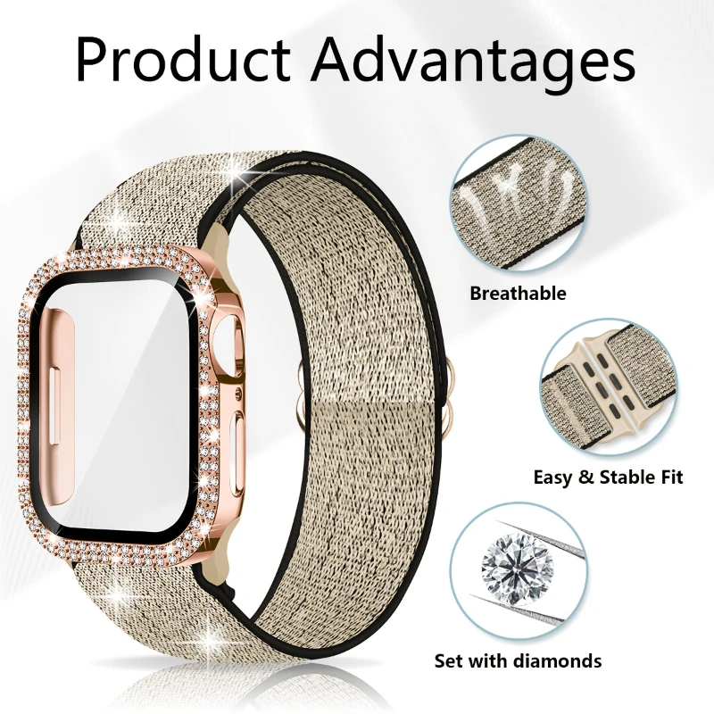 Fascia + Custodia per Apple Wa - Smartwatch Apple Watches For Women recensione e prezzo