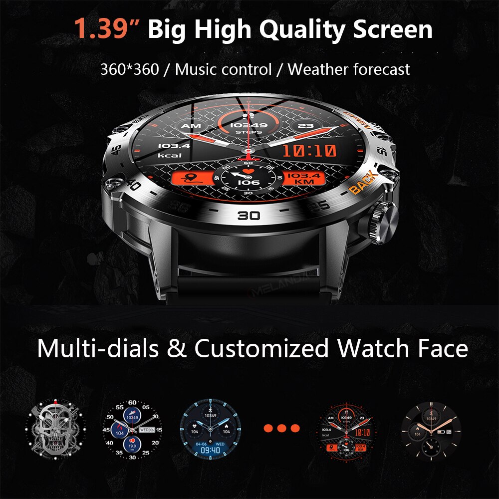 MEVADEN Steel 1.39 pollici Sma - Smartwatch Health Watches For Men recensione e prezzo
