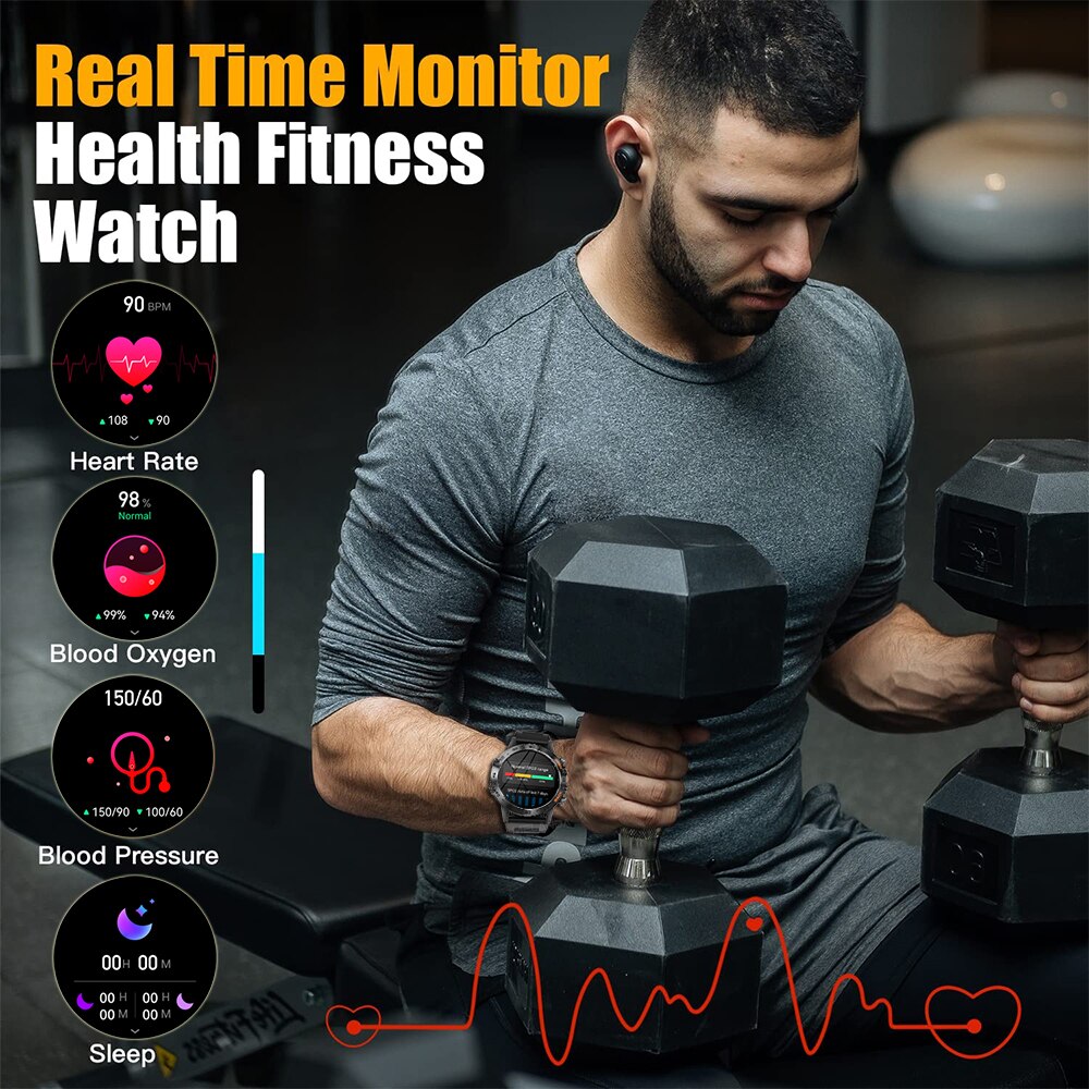 MEVADEN Steel 1.39 pollici Sma - Smartwatch Health Watches For Men recensione e prezzo
