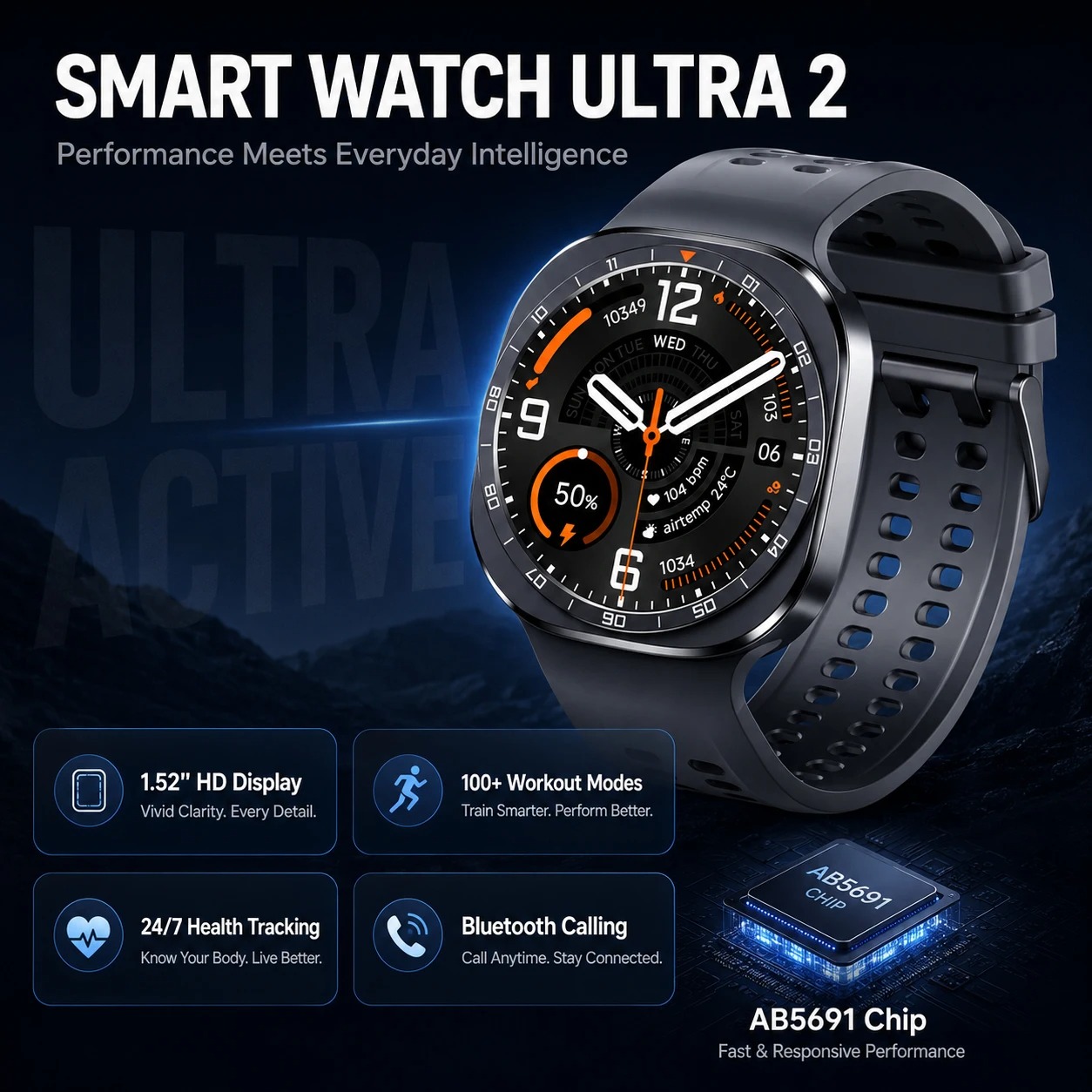 Nuovo Smartwatch Ultra 2 2026  - Smartwatch Health Watches For Men recensione e prezzo