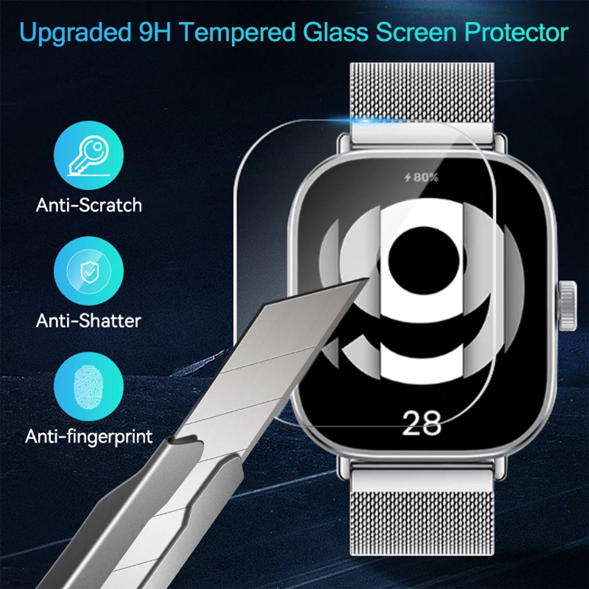 Vetro temperato per Xiaomi Red - Smart Watch Screen Protector recensione e prezzo