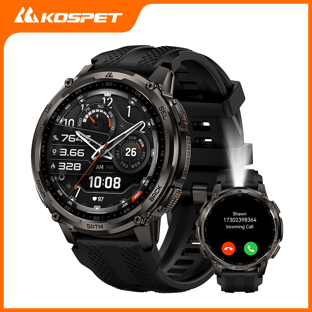 KOSPET TANK T4C Smartwatch Oro - Smartwatch Health Watches For Men recensione e prezzo