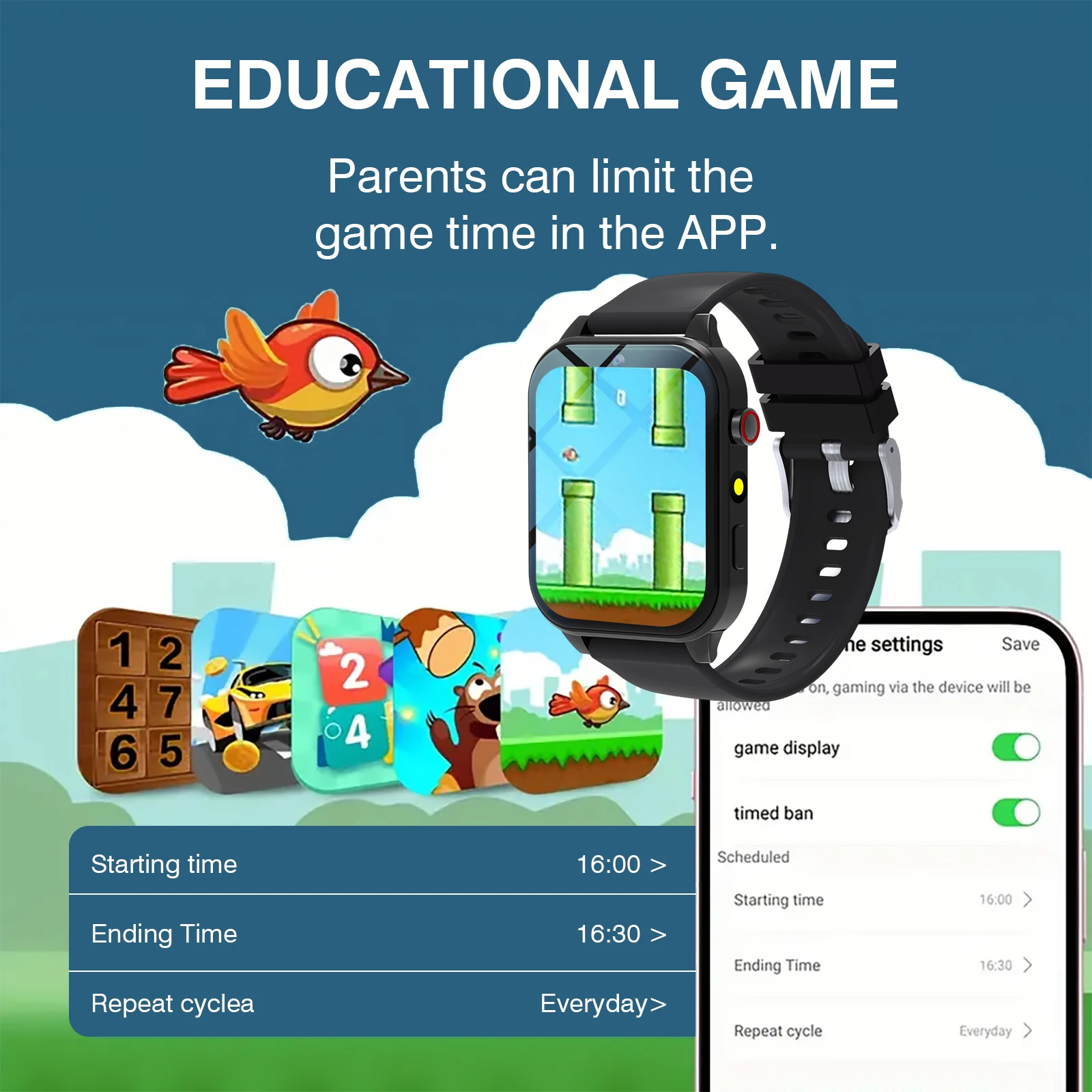 Orologio intelligente per bamb - Smartwatch Digital Watches For Kid Girl recensione e prezzo