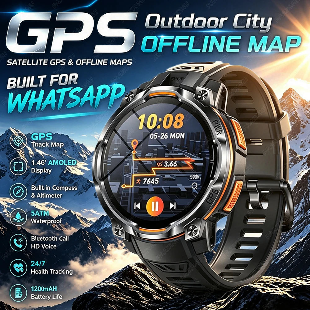 2026 Nuovo Smartwatch con Mapp - Smartwatch Watch Whatsapp recensione e prezzo