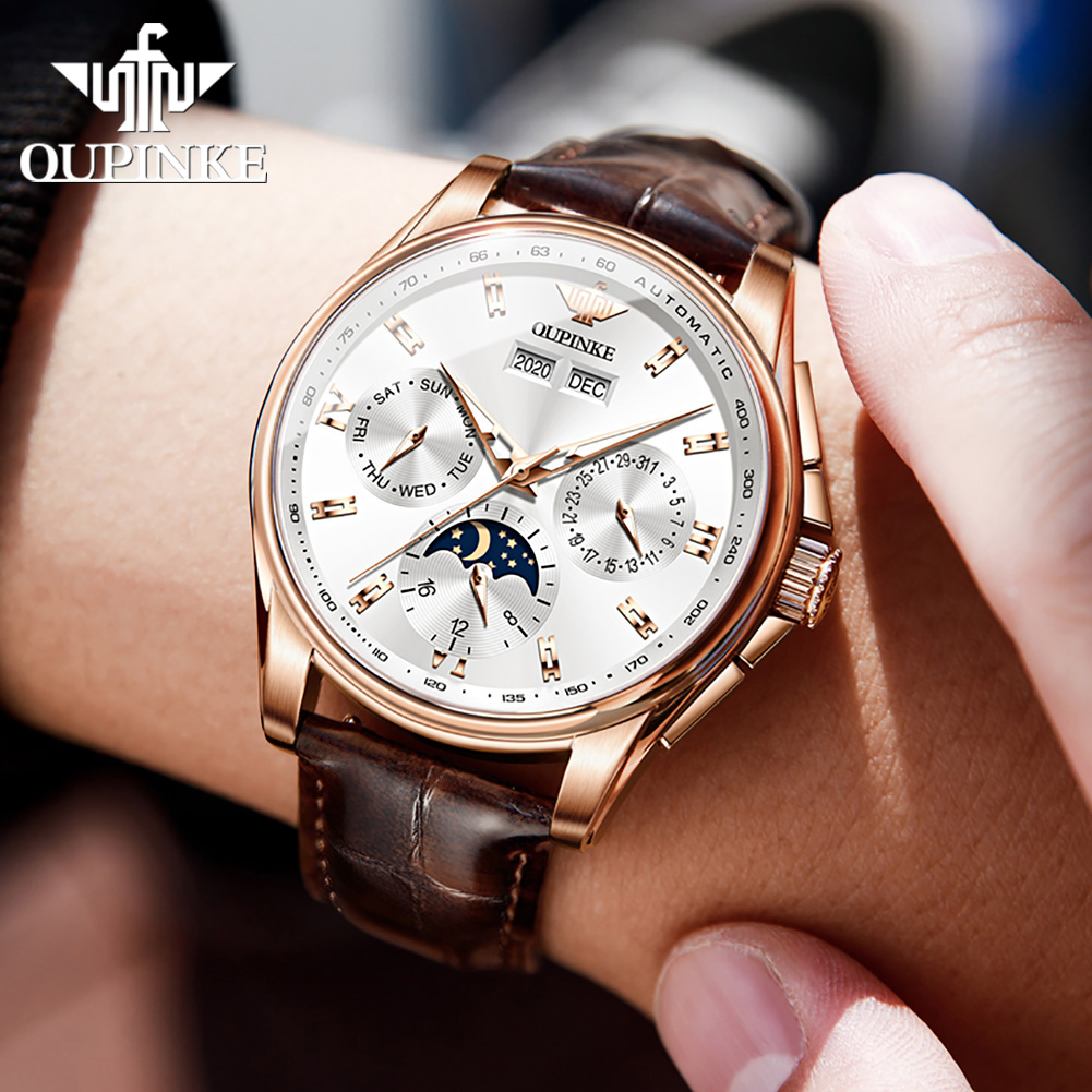OUPINKE Orologi da uomo Casual - Anti-Magnetic Watch recensione e prezzo
